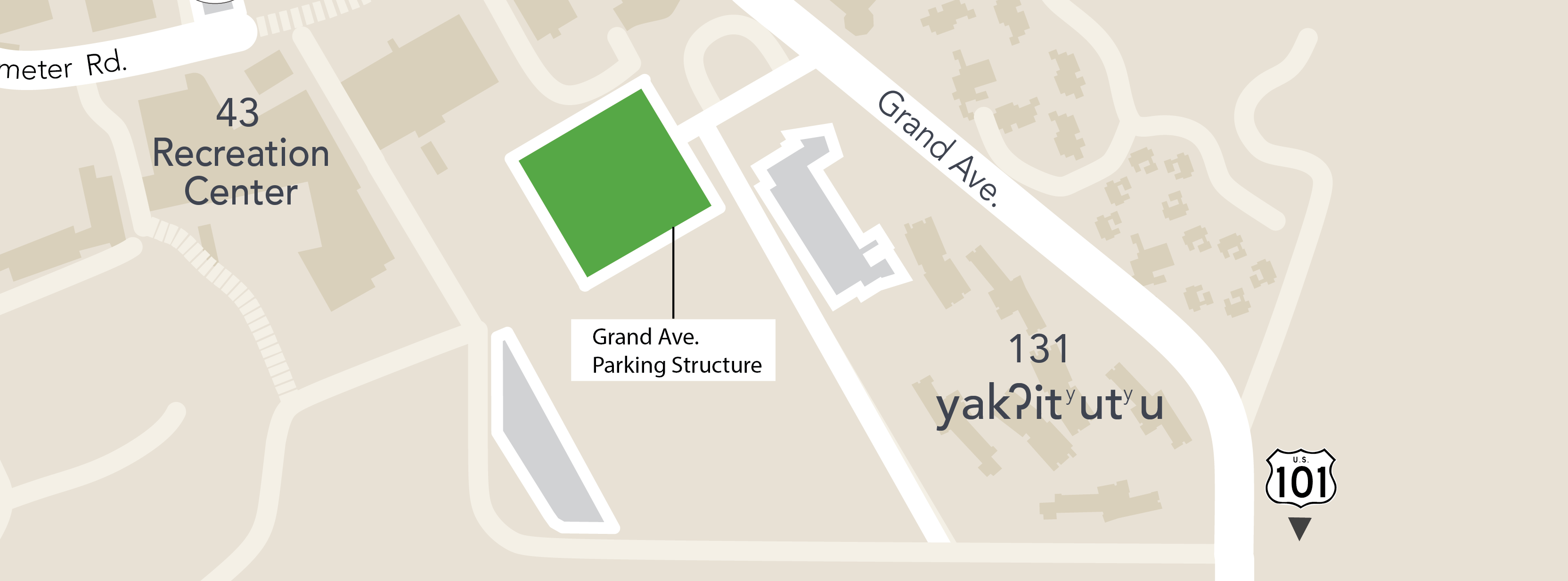 parking Lot G1 map